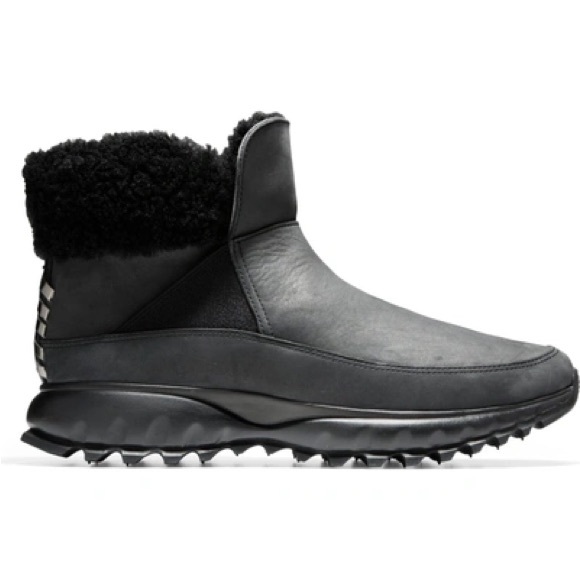 Cole Haan ZeroGrand Black Bootie, Waterproof - Picture 2 of 9
